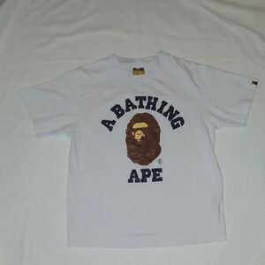 Bape White Graphic T-Shirt